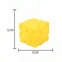 7cm/特大號逼真起司造型紓壓捏捏樂玩具 - 柔軟彈，特大號柔軟起司造型，慢回彈紓壓玩具 - 節日禮物 - 捏捏樂紓壓玩具，慢回彈，可塑造成創意豆腐球，手持捏捏球，趣味成人惡搞禮物，新奇成人捏捏玩具，彈，捏捏樂，捏捏樂，起司捏捏樂，捏捏樂紓壓玩具，指尖玩具，奶油捏捏樂，指尖玩具，慢回彈捏捏樂 - 黃色 - 查看 6