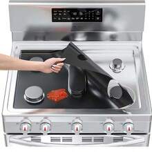 1/2pcs Gas Stove Burner Cover, Stove Top Protector, Gas Stove Burner Pad, Compatible With Samsung Gas Stove, Suitable For Kitchen Cooking, Reusable, Non-Stick, Easy To Clean - Multicolor - View 10