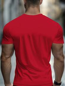 Camiseta Casual de Manga Corta para Hombre - Estampado de Corazón Mi Amor de Mamá, Camiseta Transpirable de Verano,% Poliéster, Corte Regular, Cuello Redondo, Adecuada para Gimnasio - Blanco - Ver 11
