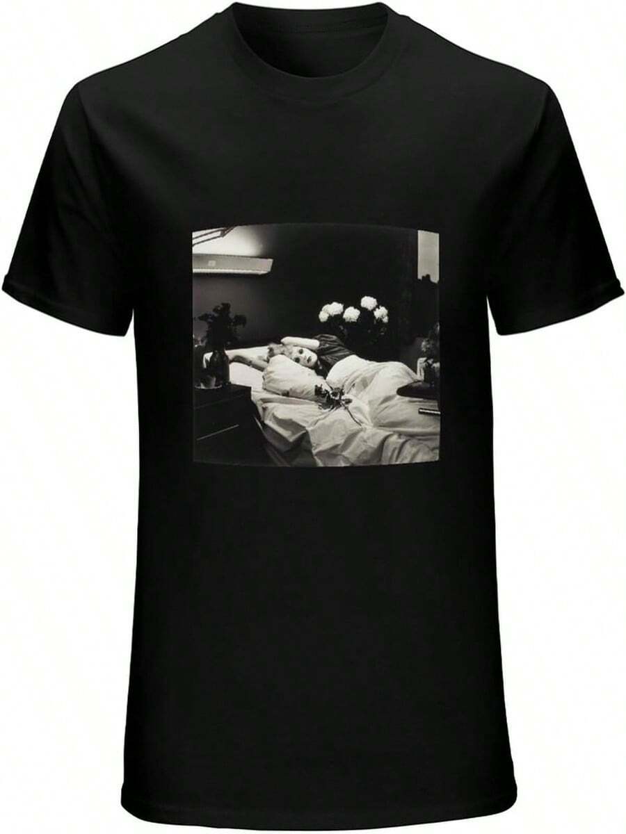 Antony and The  - Camiseta informal de cuello redondo, negra - Negro - Ver 1