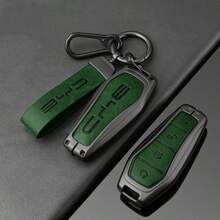 Metal & Leather Car Key Cover Case Shell Protector For BYD EV Tang DM Qin Plus Song Pro Max Yuan Dolphin E2 Atto 3 - BYD - View 3