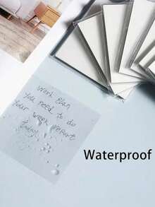 1pc/5pcs Colorful Transparent Sticky Notes – 3 Styles, Multiple Sizes, Transparent Waterproof Self-Adhesive Sticky Notes, Suitable For Books, Waterproof Notebooks, Memo Pads, Etc. - A - View 5