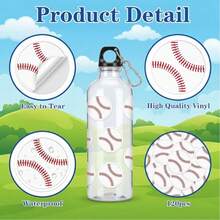 120pcs Ball Sports Theme Stickers, Craft Decals For Candy, Scrapbook, Envelope, Gift, Classroom, Teacher, Sports Birthday Party Decoration, Self-Adhesive Decorative Gift Sealing Sticker Labels School Supplies - 1 Set - View 5