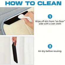 [4/12/8] Wood Floor Carpet Stickers, Area Rug Non-Slip Pads, Kitchen Bedroom Carpet Fixing Non-Slip Corner Clips, Peel And Stick Non-Slip Carpet Pads, Non-Slip Carpet Pads - View 5