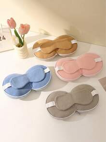 Multifunctional U-Shaped Pillow, Combined Eye Mask And Neck Pillow, Light-Blocking Sleep Pillow, Suitable For Napping And Airplane Travel - Multicolor - View 3