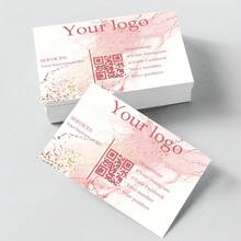 Custom Elegant Business Cards, Personalizable Name, Contact Info & QR Code, Premium Durable Cardstock, Modern Sleek Design For Networking, Corporate Gifts, Invitations & Thank You Cards - Customized Business Cards - View 5