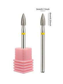 3 Nail Drills, Pre-Treatment Tools For Removing Dead Skin, Cuticles, And Hangnails; Professional Manicure Tools - Multicolor - View 9