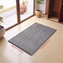 Faux Sisal Doormat With TPR Non-Slip Backing, Machine Washable, Dirt Trapping, Suitable For Entryway, Home, Outdoor, Kitchen, Bedroom, Balcony, Living Room, Easy To Clean, Practical And Decorative Front Door Mat - Light Grey - View 15