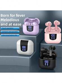 Universal Bluetooth Wireless Earphones With Excellent Sound Quality, 5.4 Bluetooth Automatic Pairing Earbuds, Can Play For A Long Time, Lightweight, Compatible With IOS And Android, Suitable For Sports And Exercise - View 7