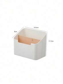 A Bamboo And Wood Material Multi-Functional Desktop Storage Box, An Innovative Desktop Organizing Storage Box, Suitable For Cosmetics, Stationery, Remote Controls, Etc. It Can Be Used Both As A Desktop Storage Organizer And As A Remote Control Stand. - Multicolor - View 9