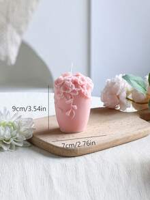 Ins Style Pink Rose Scented Handmade Candle, Romantic Vintage Design Smokeless Soy Wax, Suitable For Atmosphere Photography Props, Christmas Gift, Date Dinner, Home Tabletop Decor, Opening Ceremony Favor - Pink Series - View 16