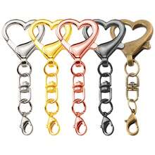 10 pièces Fermoir mousqueton en métal, fermoir mousqueton multifonction en alliage à déclencheur rotatif, convient pour les artisanats DIY, les cadeaux créatifs pour la Saint-Valentin, l'anniversaire, l'anniversaire de mariage, le porte-clés de voiture, le porte-clés, la lanière, le portefeuille, la fabrication de bijoux (5 couleurs disponibles) - Fermoir mousqueton Zhongba - Voir 12