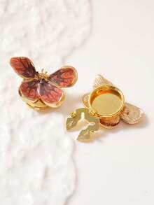 1/2pcs Button Cover Clip For Shirts&Dresses, Cute Butterfly Cufflinks For Men And Women's Clothing Decoration Button Clips, Fashion Accessories, Gifts - A - View 14
