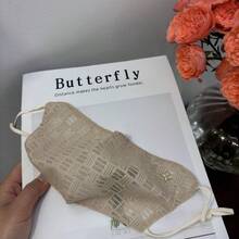 1件裝水鑽香氛防曬面罩，輕量透氣UV防護眼罩，夏季女款臉部遮罩 - 彩色 - 查看 8