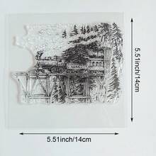 Clear Silicone Stamps Vintage Floral Background Scenery & Country Manor Bird Flower Patterns For DIY Junk Journal Scrapbook & Photo Album Crafts - Nature - View 40