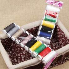 10 Colors Bagged Plastic Sewing Thread Tubes, Small Spools Polyester Sewing Thread, Handmade DIY Sewing Thread Set, Essential For Home, Dorm, Travel, Quick Mending - 1pc - View 3