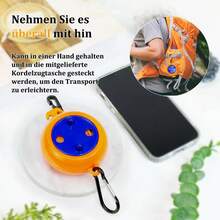Adjustable Telescopic Rope, Portable Clothesline, Multi-Purpose Rope, Suitable For Outdoor Travel, Fishing, Camping, Securing Tents, Drying Clothes - A - View 7