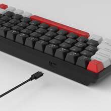 60% MageGee -BOX Mechanical Keyboard, Red Switch, 68 Keys, Adjustable LED Backlight, Translucent Keycaps, Portable Mini Layout Gaming Keyboard, Comfortable Typing, Suitable For Laptop, PC - View 11