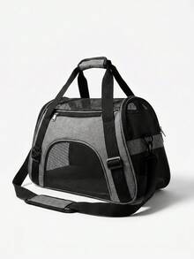 1 pieza - Transportadora de mascotas para coche, bolsa de viaje plegable portátil con diseño anti-escape de lados blandos, dile adiós a la pesadez de las jaulas de mascotas tradicionales, diseño moderno y minimalista para viajes diarios, estrictamente conforme a los estándares de embarque de aerolíneas, se ajusta perfectamente a los viajes en coche, tela transpirable premium combinada con un diseño anti-escape (se envía estilo aleatorio, por favor confirme antes de pedir) - Multicolor - Ver 12
