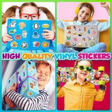100pcs Cute Animal Theme Small Stickers No Repeated Waterproof 4.3cm/1.7inch Sticker Pack For Water Bottles, Phone, Scrapbooking, Luggage -Creative Decoration Stickers Perfect For Party Favors Gift/Deco, Christmas,Birthday Decorations - Multicolor - View 8
