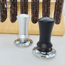 1Pc Espresso Tamper, 304 Stainless Steel Base, With Spring-Loaded Mechanism, Adjustable Pressure, Available In 51.5/53.5/58mm Sizes - Multicolor - View 2