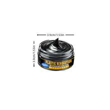 KineShineX 汽車塑料修復劑與橡膠黑色亮面膏,輪胎亮面塗層,汽車內外氧化與褪色表面修復劑,適用於桿、後視鏡外殼與汽車飾條修復 - 多色 - 查看 9
