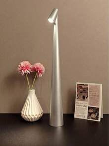 1pc Rechargeable Wireless LED Desk Lamp, Portable Touch Dimming Table/Bedside Lamp, 3-Level Adjustable Brightness, Minimalist Modern Nordic Design, Long Battery Life, Suitable For Bedroom, Living Room, Dining Room, Office And Cafe - Multicolor - View 26