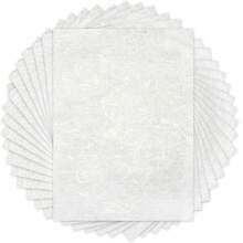 20 Sheets Of Natural Mulberry Paper, Visible Plant Fiber Rice Paper, Paper-Cut Thin Paper, Used For Writing, Painting, DIY Crafts (11.4x7.5 Inches) - 20 Photos - View 1