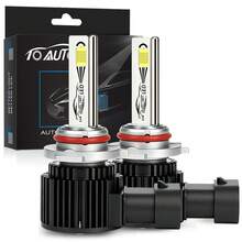 TOAUTO 2PCS H7 H11 9005 9006 LED Headlight Bulbs 30000LM 6000K White CanBus Error Free, High Low Beam For ORIGINAL Socket, Replacement For Car SUV - A - View 12