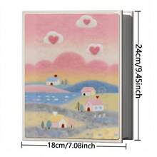 1pc 6-Inch 200-Sheet Photo Album, Insert-Style Family Photo Collection, Large Capacity Photo Storage Book, Family And Student Photos, Winter Christmas Valentine's Day New Year Gift - 1PC - View 4