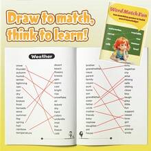 Word Matching Workbook Series, Connect Words And Pictures Through Matching Games, Build Vocabulary And Practice Spelling, Simple And Easy-To-Understand Exercises, Fun Learning Activities, Improve Focus And Word Recognition Ability. Back To School - Word 工作簿 - 查看 9