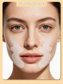 Reusable Facial Cheek Patches, Chest Skin Care Patches, Beauty & Personal Care Tool, Skin Smoothing Patches, Self-Adhesive Overnight Chest Patches, Facial Bandage, Facial Support Strap, Comfortable Support During Sleep, Provides Gentle Pressure - Multicolor - View 5