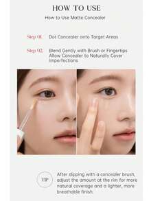 Clio Corrector de Cara de Cobertura Completa - Corrector Líquido de Alta Cobertura para Cicatrices de Acné & Manchas Oscuras - Una Fórmula Mate de Larga Duración que Camufla Pecas, Hiperpigmentación & Ojeras - 04 Color natural - Ver 9