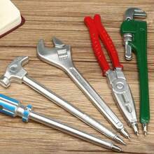 1 chiếc bút bi hình cờ lê, búa, tua vít, mực đen, món quà độc đáo cho mùa tựu trường. - Nhiều màu - Xem 1