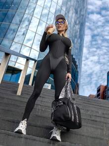 Jumpsuit Ideal Suit Black - Multicolor - View 8