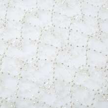 1pc New Handmade Beaded Sequin Lace Wedding Dress Gown Wedding Party Versatile Cape Shawl - White - View 7
