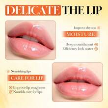 Honey Milk Anti-Dryness Anti-Cracking Lip Balm 4.5g, Dual-Effect Deep Nourishing, Reduces Lip Lines, Enhances Gloss, Suitable For Day And Night, Personal Skincare Sleeping Lip Mask - Honey - View 5