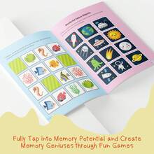 Caderno de Exercícios de Treino de Atenção, Inclui Pesquisa Visual, Encontre a Diferença, Labirinto e Desafios de Lógica, Estilo de Ilustração Colorida, Múltiplos Temas Disponíveis, Divirta-se a Aprender Sem Ecrãs. - Treinamento de atenção - Ver 5