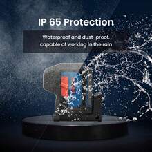 Bosch 綠光自動對準雷射水平儀,IP65 防塵防水,磁吸底座,360°可旋轉(不含 2 顆 AA 電池) - 彩色 - 查看 9