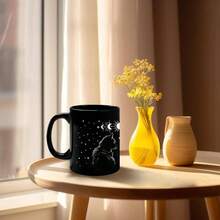 Taza de gato negro de 11 onzas para amantes de los gatos regalos para mujeres, divertida taza de caf gtica, decoracin gtica, taza de Halloween con gatos, regalo gtico, regalos de bruja para - 325 ml - Ver 6