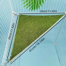 Small Animal Pet Comfortable Triangle Hammock Parrot Bird Triangle Swing Perch Hanging Bed Cage Accessory, Suitable For Parrots, Birds, Hamsters, Ferrets And Other Small Animals. - View 3