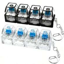 Mechanical Keyboard Replacement Keycap | Keycap Collectible, Modern Style Keychain Pendant, 2-In-1 Men's Keychain, Adult Gift, New Year Gift, Suitable As Backpack Pendant - A - View 4