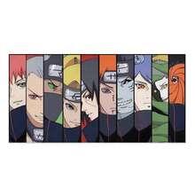 Naruto Akatsuki Group Character Print Quick Dry Microfiber Beach Towel - A - View 4