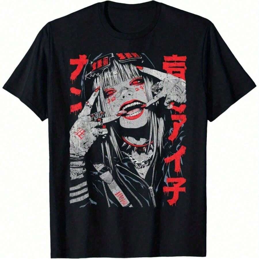 Cotton, Graphic Print, T-Shirt With Haitian Flag Print Of The Haitian Revolution Of 1804, Independence Day, Casual Crew Neck T-Shirt, Short Sleeve, Comfortable. - 黑色 - 查看 1