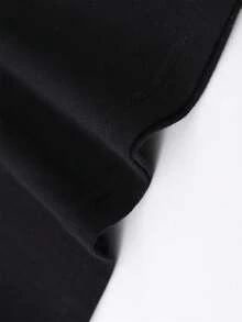 Talla, (camiseta de algodón de 220g con estampado a doble cara) estampado con diseño de pistola DRACO,% algodón, suave y cómoda, cuello redondo casual, camiseta unisex (exclu - Negro - Ver 6