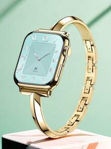 女款細款簡約金色鏈條錶帶，適用於 38/42/49 mm，相容 Series Ultra/SE/11 - 38/40/41mm&42mm(S10) - 查看 9
