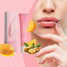 EELHOE 15g Premium Lip Balm, Glowing Recipe, Moisturizing Lips, Sexy Lips, Ingredients: Orange Fruit Extract, Shea Butter, Beeswax, Honey Aloe Vera Leaf Extract, Suitable For: Chapped Lips, Lip Scrub Moisturizing - Honey Flavor + Fruit Flavor - View 2