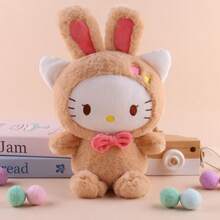 1个三丽鸥Hello Kitty、肉桂狗、美乐蒂、酷洛米兔子服装毛绒娃娃，可爱卡通娃娃，家居/汽车装饰，适合作为节日礼物，女士 - 彩色 - 查看 16