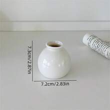 1件 Ins風彩色陶瓷小花瓶,乾花人造花展示花瓶,多色小花瓶,花藝插花瓶,彩色陶瓷花瓶,極簡花盆,陶瓷花苞瓶,桌面中心裝飾 - 多色陶瓷花瓶 - 查看 6