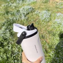 30oz Honeycomb Pattern Insulated Water Cup, Double Drinking Spout, One-Click Opening And Leak-Proof Lock, Three-Layer Vacuum To Keep Cold For 24 Hours, - 黑與白 - 查看 7